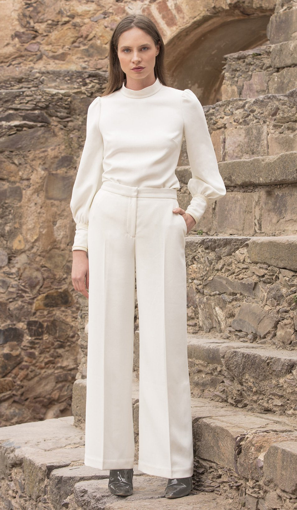 Trousers Women's Petite White Dress Pants Womens Fit Flare Dress Pants Beige Trousers Women's Petite White Dress Pants Womens Fit Flare Dress Pants Beige
